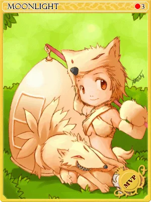 Ilustração da Carta Flor do Luar